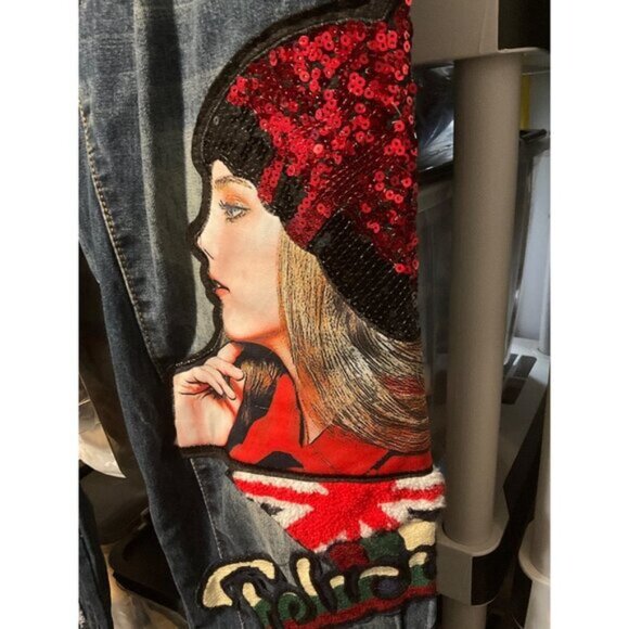 BIEPA Jeans Streetwear Fashion Jeans sz. 32" - Picture 5 of 12